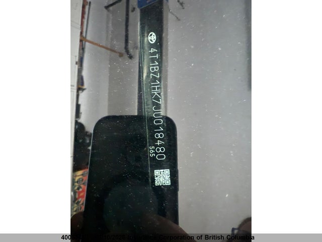4T1BZ1HK7JU018480 Toyota Camry