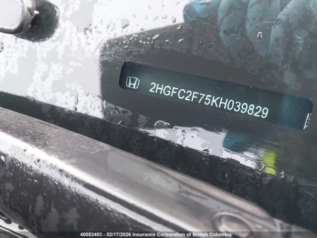 Honda Civic 2019 2HGFC2F75KH039829 Image 18