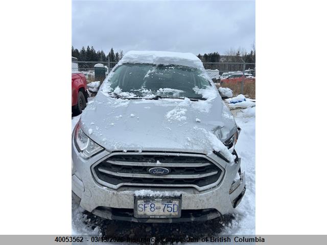 40053562 :رقم المزاد ، MAJ6P1UL0JC218865 vin ، 2018 Ford Ecosport Se مزاد بيع