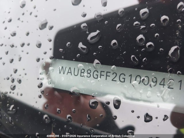 WAUB8GFF2G1009421 Audi A3 PREMIUM