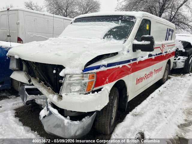 40053672 :رقم المزاد ، 1N6BF0KY2JN808491 vin ، 2018 Nissan Nv 1500 S/sv/2500 S/sv/sl مزاد بيع