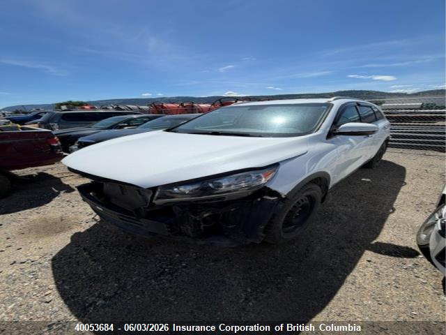 40053684 :رقم المزاد ، 5XYPHDA37KG598544 vin ، 2019 Kia Sorento Ex مزاد بيع