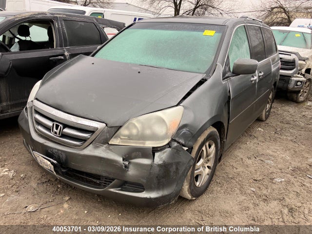 40053701 :رقم المزاد ، 5FNRL38767B513296 vin ، 2007 Honda Odyssey Exl مزاد بيع