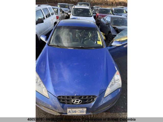 40053878 :رقم المزاد ، KMHHU6KH1AU022818 vin ، 2010 Hyundai Genesis Coupe 3.8l مزاد بيع