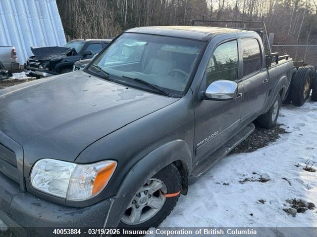 2005 Toyota Tundra Double Cab Limited მანქანა იყიდება აუქციონზე, vin: 5TBDT481X5S498797, აუქციონის ნომერი: 40053884