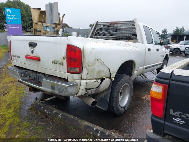 40042738 :رقم المزاد ، 3D7MX48C06G164605 vin ، 2006 Dodge Ram 3500 St/slt مزاد بيع