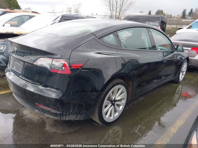 Продажа на аукционе авто 2022 Tesla Model 3, vin: 5YJ3E1EA0NF353577, номер лота: 40053971