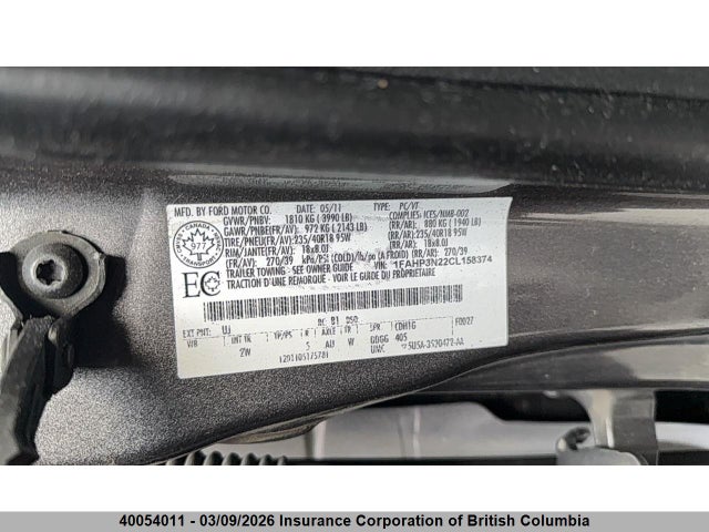 Продаж на аукціоні авто 2012 Ford Focus, vin: 1FAHP3N22CL158374, номер лоту: 40054011