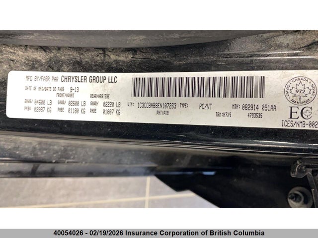 Chrysler 200 2014 1C3CCBAB8EN107263 Image 21