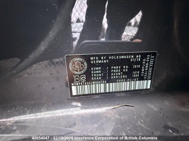 Volkswagen Golf 2018 WVWPR7AU4JW908366 Image 5
