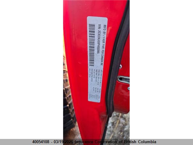 2023 Dodge Charger Sxt მანქანა იყიდება აუქციონზე, vin: 2C3CDXJG8PH552085, აუქციონის ნომერი: 40054108