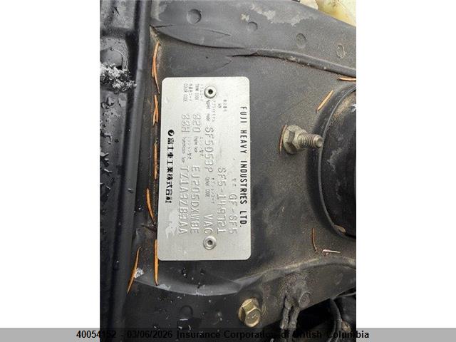 Aukcja sprzedaży 2001 Subaru Forester, vin: SF5149721, numer aukcji: 40054152