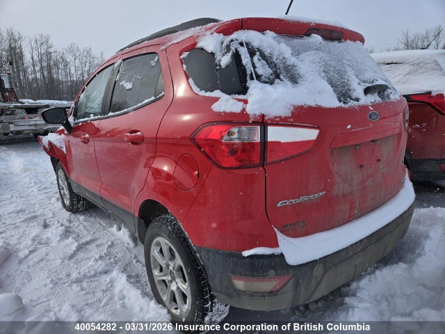 MAJ6S3GL8KC250938 Ford Ecosport Se