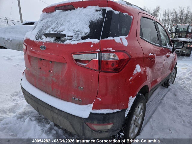 MAJ6S3GL8KC250938 Ford Ecosport Se