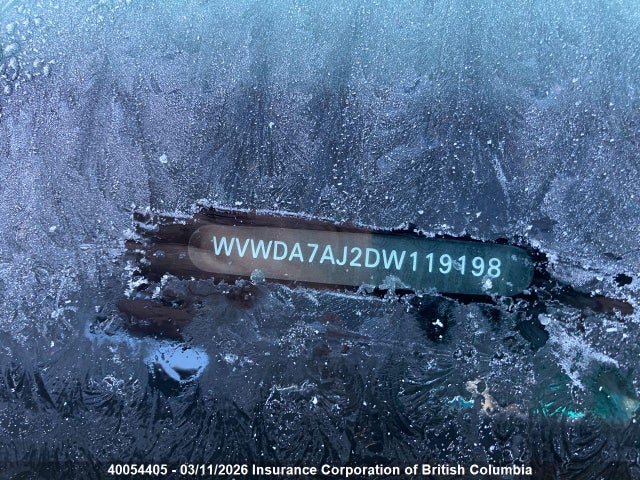40054405 :رقم المزاد ، WVWDA7AJ2DW119198 vin ، 2013 Volkswagen Golf مزاد بيع