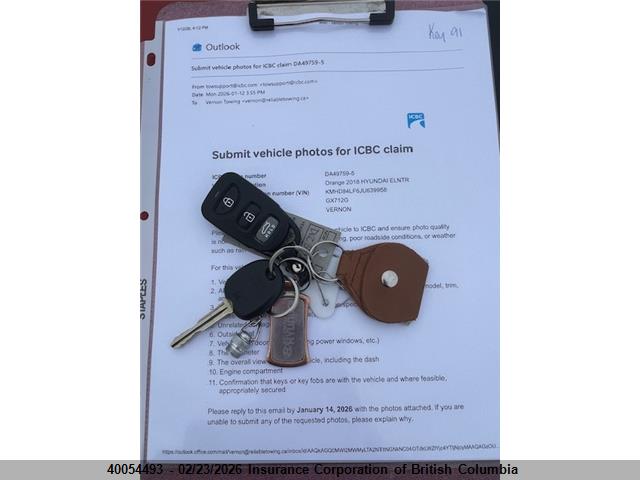 KMHD84LF6JU639958 Hyundai ELANTRA GL