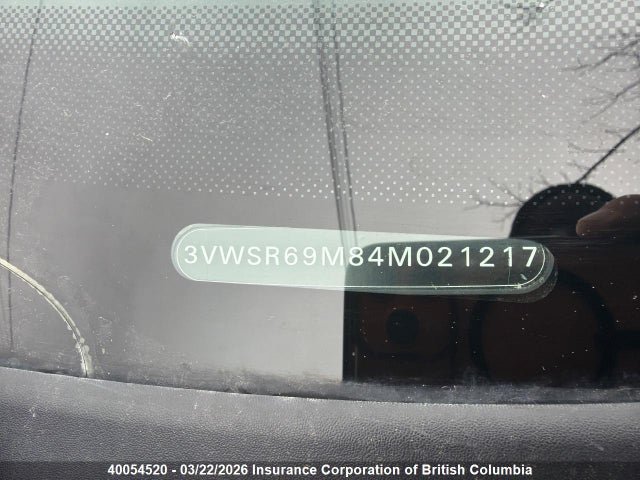 40054520 :رقم المزاد ، 3VWSR69M84M021217 vin ، 2004 Volkswagen Jetta مزاد بيع