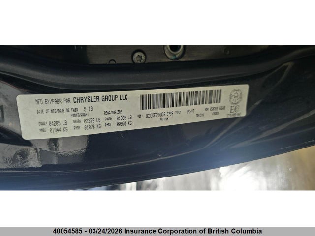 Aukcja sprzedaży 2013 Dodge Dart Sxt, vin: 1C3CDFBH7DD318739, numer aukcji: 40054585