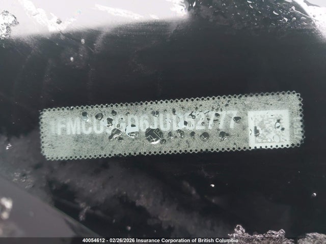 1FMCU9GD6JUD52777 Ford ESCAPE SE