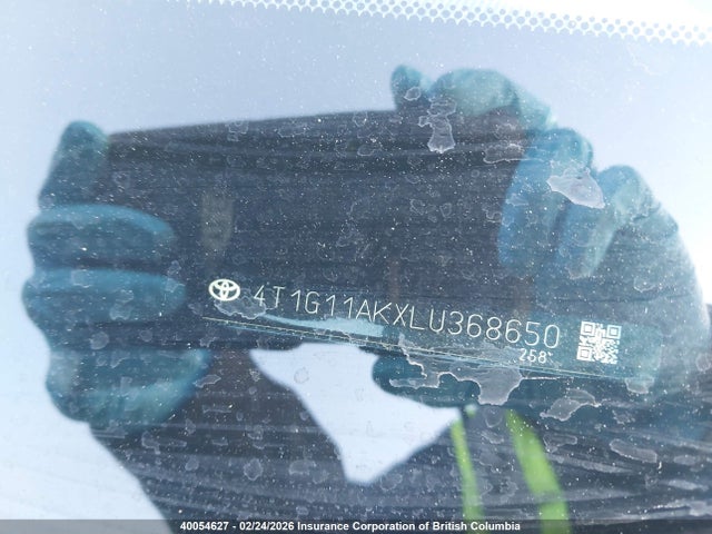 4T1G11AKXLU368650 Toyota Camry