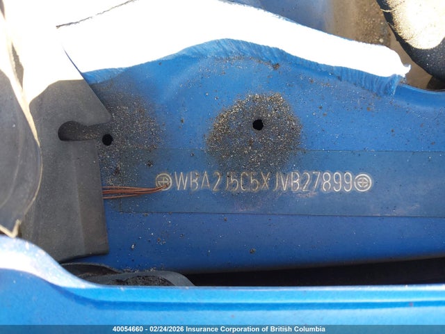Aukcja sprzedaży 2018 Bmw M240i, vin: WBA2J5C5XJVB27899, numer aukcji: 40054660