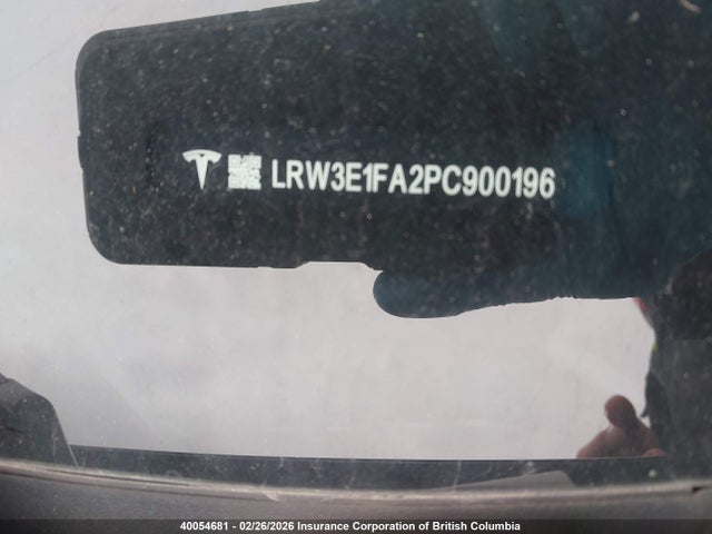 LRW3E1FA2PC900196 Tesla MODEL 3