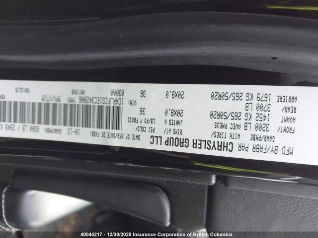 Jeep Grand Cherokee Overland 2014 1C4RJFCG1EC342806 Image 9