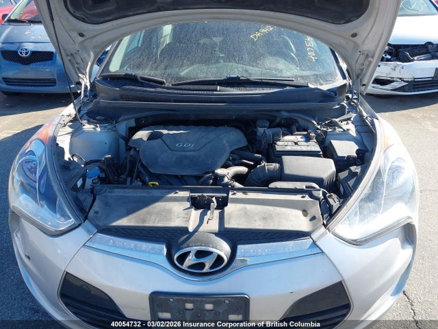 2013 Hyundai Veloster მანქანა იყიდება აუქციონზე, vin: KMHTC6AD2DU125200, აუქციონის ნომერი: 40054732