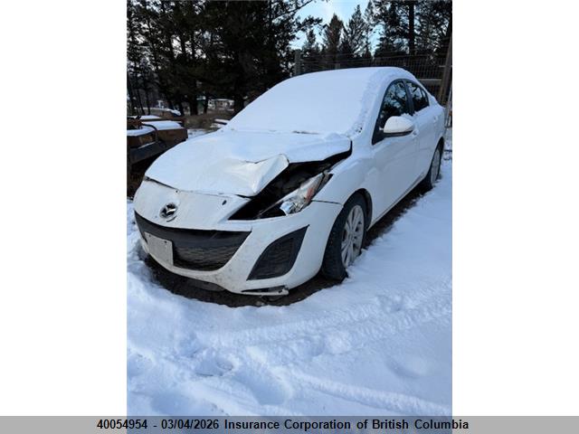 2010 Mazda 3 S მანქანა იყიდება აუქციონზე, vin: JM1BL1S59A1106778, აუქციონის ნომერი: 40054954