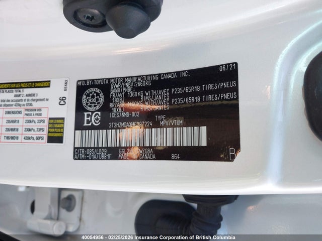 Lexus RX 350 2021 2T2HZMDAXMC297224 Image 9