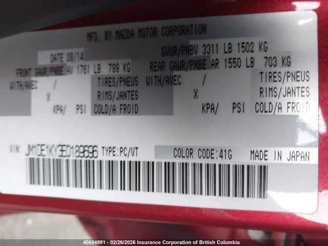 Mazda Mazda2 Sport 2014 JM1DE1KY3E0189696 Image 18