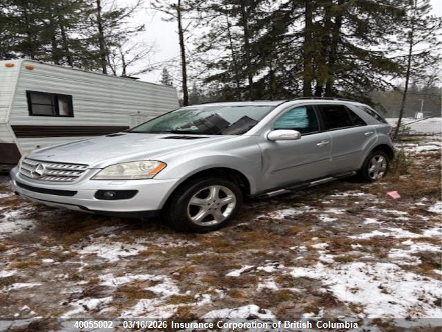 2006 Mercedes-benz Ml 350 მანქანა იყიდება აუქციონზე, vin: 4JGBB86E86A008849, აუქციონის ნომერი: 40055002