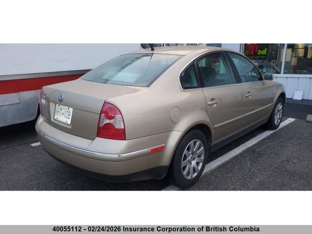 40055112 :رقم المزاد ، WVWPD63B52P445184 vin ، 2002 Volkswagen Passat Gls مزاد بيع
