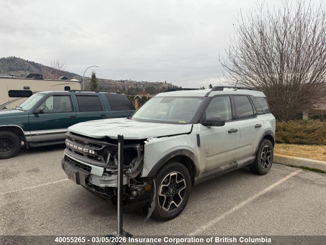 40055265 :رقم المزاد ، 3FMCR9B6XNRD60016 vin ، 2022 Ford Bronco Sport Big Bend مزاد بيع