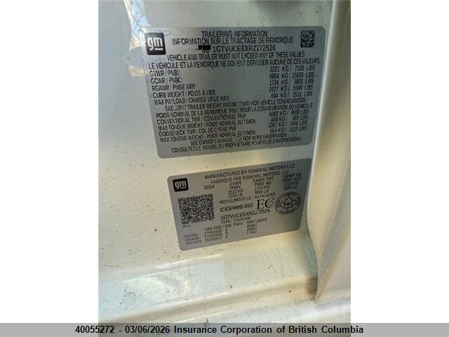 1GTVUCE8XRZ272526 GMC Sierra K1500 Elevation