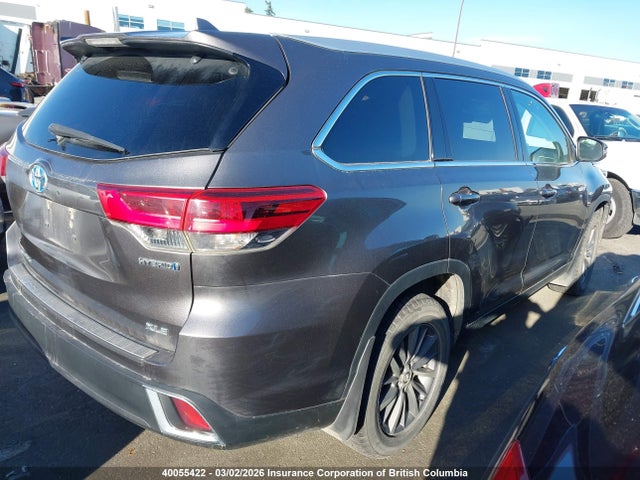 5TDJGRFH2KS075834 Toyota Highlander Hybrid/xle