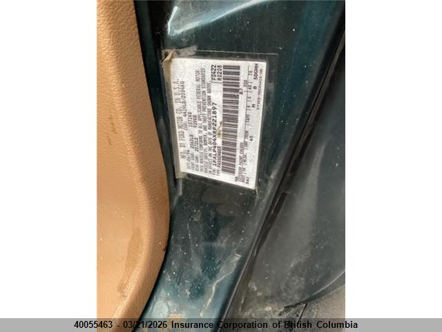 1994 Ford Mustang მანქანა იყიდება აუქციონზე, vin: 1FALP404XRF221897, აუქციონის ნომერი: 40055463