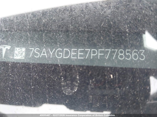 7SAYGDEE7PF778563 Tesla Model Y