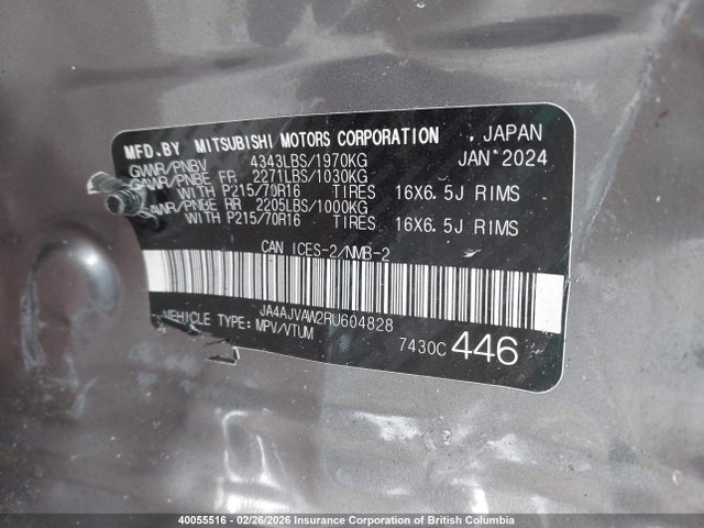 Mitsubishi RVR 2024 JA4AJVAW2RU604828 Image 17