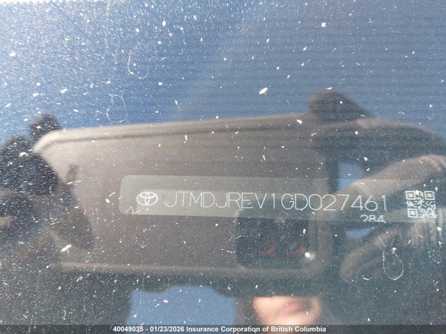 JTMDJREV1GD027461 Toyota Rav4 Hv Limited