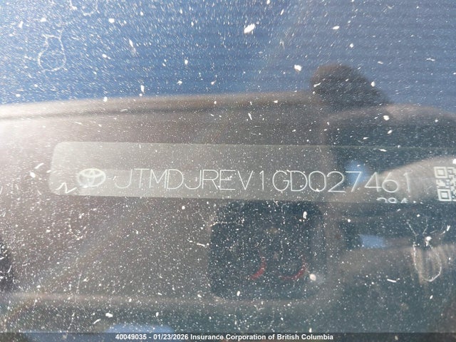 JTMDJREV1GD027461 Toyota Rav4 Hv Limited