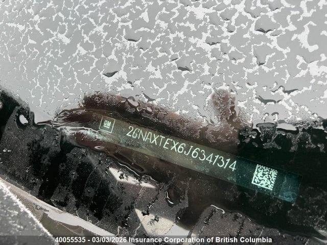 2GNAXTEX6J6341314 Chevrolet EQUINOX LT