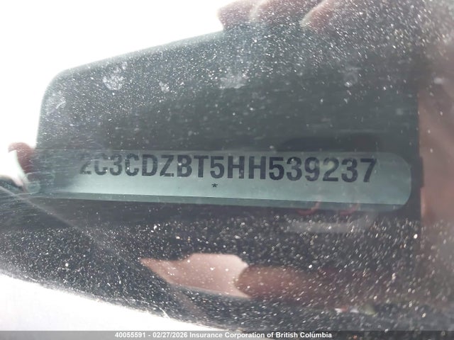 2C3CDZBT5HH539237 Dodge Challenger R/t