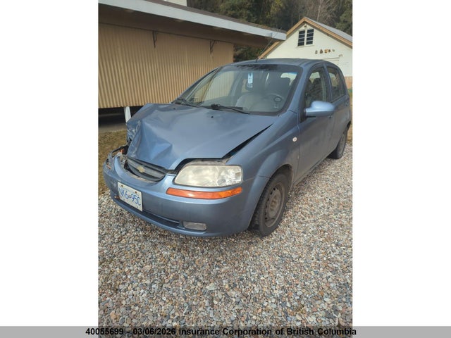Продаж на аукціоні авто 2007 Chevrolet Aveo, vin: KL1TD65677B762975, номер лоту: 40055699