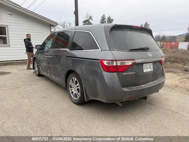 Продажа на аукционе авто 2012 Honda Odyssey Ex, vin: 5FNRL5H41CB501827, номер лота: 40055793