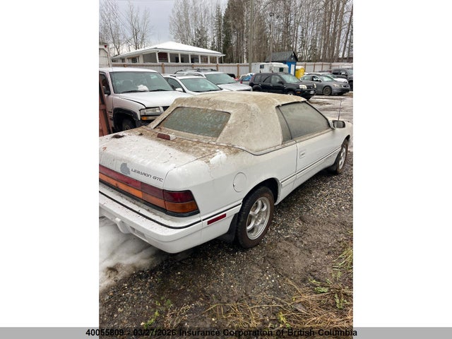 Продажа на аукционе авто 1994 Chrysler Lebaron Gtc/lx, vin: 1C3EU4532RF269538, номер лота: 40055809