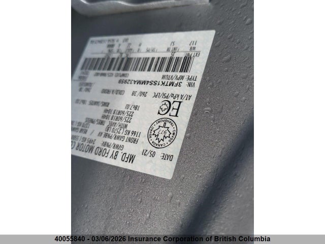 Ford Mustang Mach-e Select 2021 3FMTK1SS4MMA32959 Image 5
