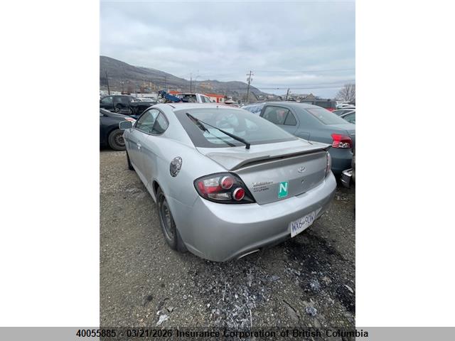 2008 Hyundai Tiburon Gt/se/gt Limited მანქანა იყიდება აუქციონზე, vin: KMHHN65F18U277390, აუქციონის ნომერი: 40055885