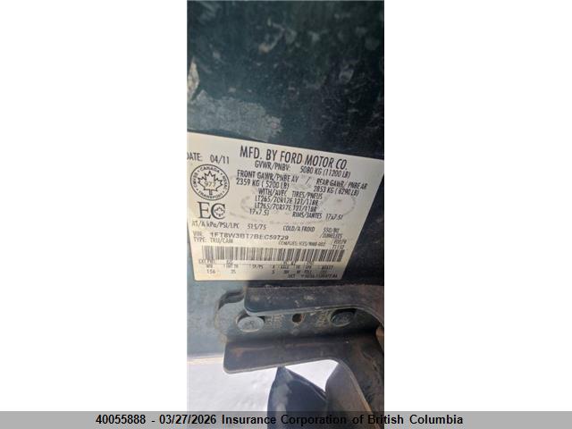 Продаж на аукціоні авто 2011 Ford F350, vin: 1FT8W3BT7BEC59729, номер лоту: 40055888