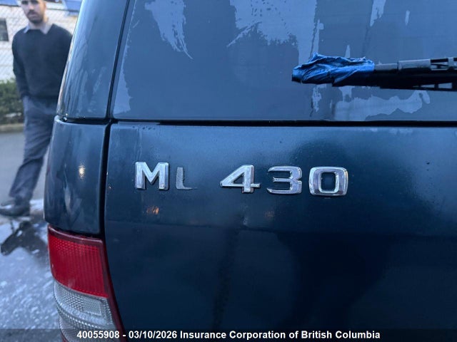 40055908 :رقم المزاد ، 4JGAB72E2YA180650 vin ، 2000 Mercedes-benz Ml 430 مزاد بيع